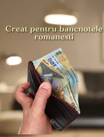 Portofel Barbati din Piele Naturala Jack L - Compartiment Certificat Inmatriculare [5]