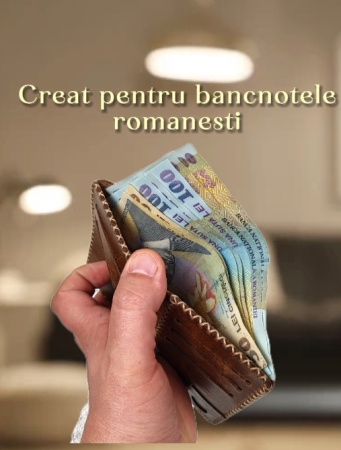 Portofel Barbati din Piele Naturala Jack L - Compartiment Certificat Inmatriculare [5]