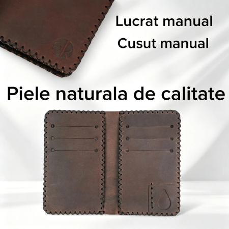 Portofel Barbati din Piele Naturala Jack L - Compartiment Certificat Inmatriculare [3]