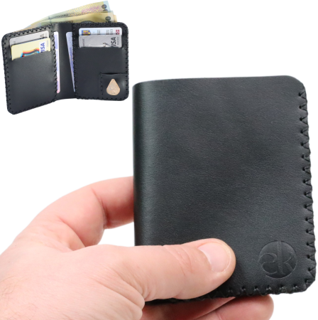 Toate produsele - Portofel barbati din piele naturala, Jack S, negru