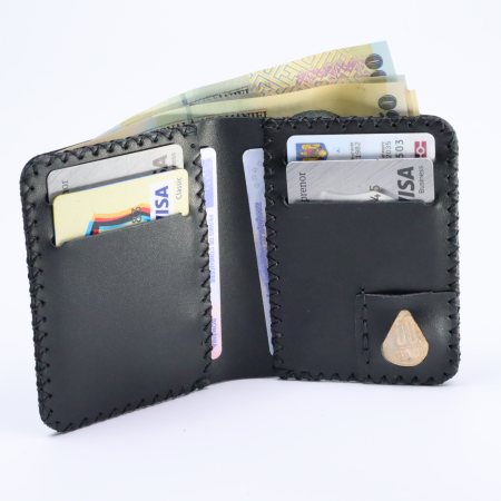Portofel barbati din piele naturala, Jack S, negru [4]