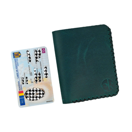 Portofel barbati din piele naturala, Jack S, turcoaz [1]