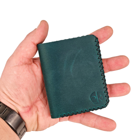 Portofel barbati din piele naturala, Jack S, turcoaz [3]