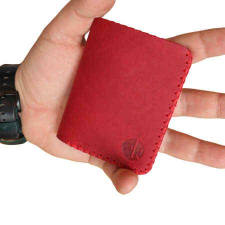 Portofel barbati din piele naturala, Jack S, rosu [4]