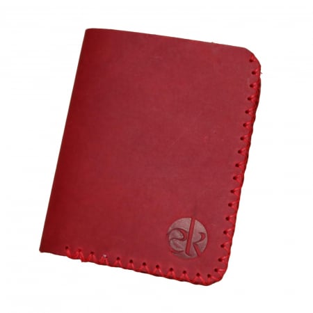 Portofel personalizabil barbati din piele naturala, Jack S, rosu [7]