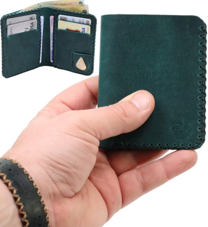 Toate produsele - Portofel barbati din piele naturala, Jack S, turcoaz