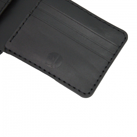 Portofel personalizat clasic barbati din piele naturala, Hector, negru [6]