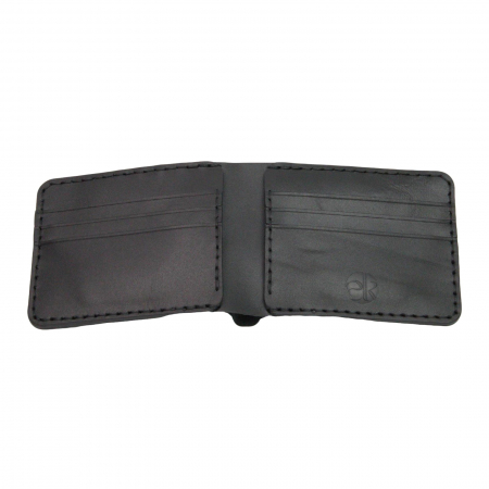 Portofel personalizat clasic barbati din piele naturala, Hector, negru [7]