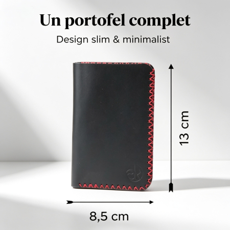 Portofel Barbati Jack 2 L pentru Certificat Inmatriculare si Monede – Piele Naturala [2]