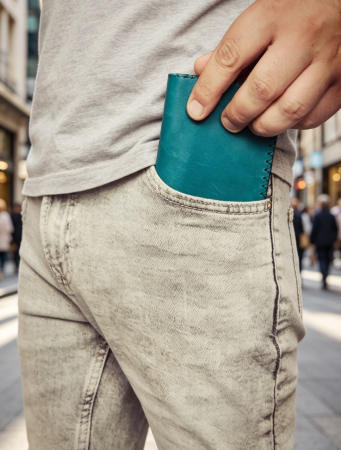 Portofel Barbati Jack 2 L pentru Certificat Inmatriculare si Monede – Piele Naturala [5]