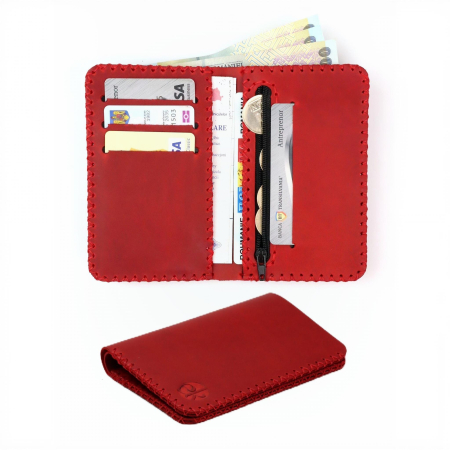 Portofel Barbati Personalizabil Jack 2 L – Piele Naturala pentru Talon Auto [0]