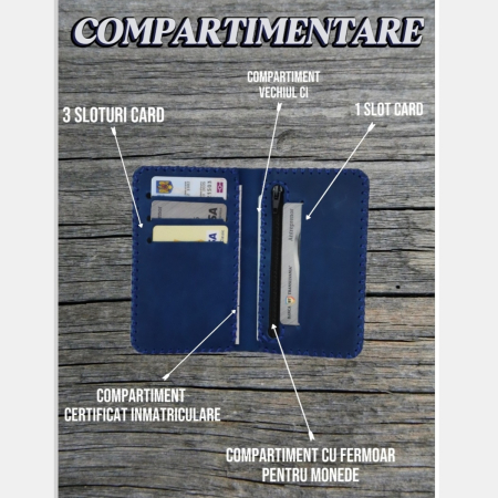 Portofel Barbati Personalizabil Jack 2 L – Piele Naturala pentru Talon Auto [1]