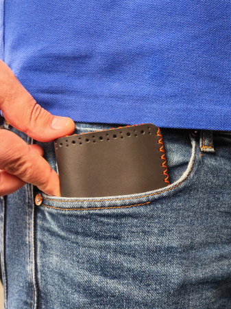 Portofel Barbati Personalizat din Piele Naturala Jack L – Spatiu Talon si CI [6]