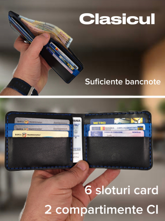 Portofel Barbati Personalizat Hector Young – Piele Naturala Handmade [1]