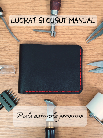 Portofel Barbati Personalizat Hector Young – Piele Naturala Handmade [2]