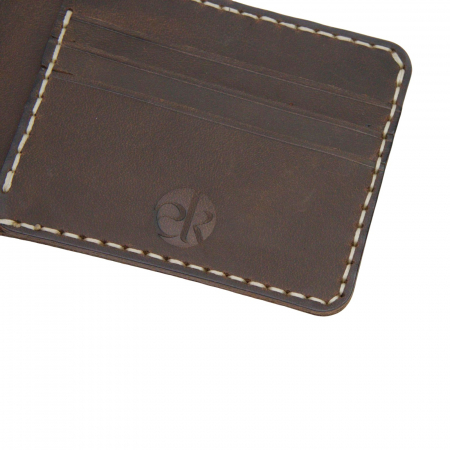 Portofel personalizabil clasic barbati din piele naturala, Hector, maro [3]
