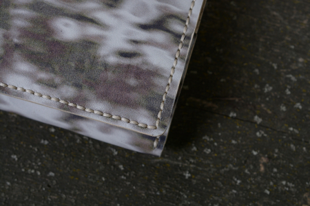 Portofel dama din piele naturala, personalizabil, Eva, camuflaj (cusatura crem) [2]