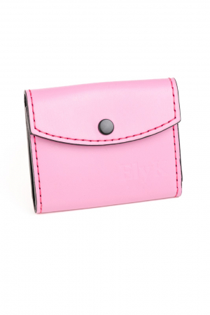 Portofel dama din piele naturala, personalizabil, Dalia, Roz [2]