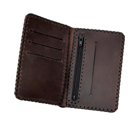Portofel Bărbați Jack 2 L pentru Certificat Înmatriculare și Monede – Piele Naturală [2]