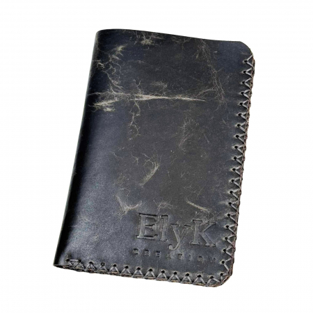 Portofel, din piele naturala, Jack 2 L, Gri antichizat [5]