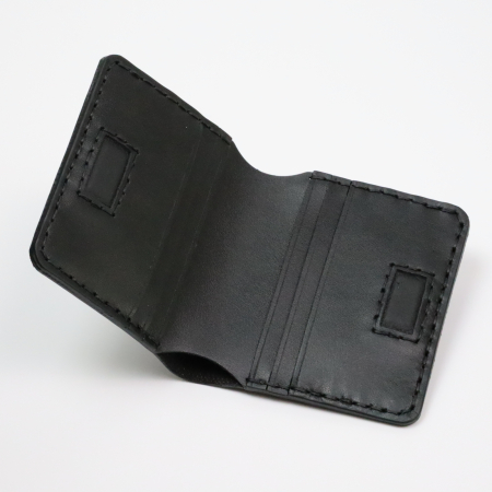 Portofel din piele naturala, personalizabil, Odin, negru [5]