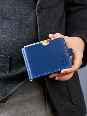 Portofel Minimalist Personalizabil Loki din Piele Naturala - Lucrat Manual [3]