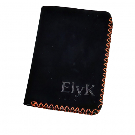 Portofel, personalizabil, din piele naturala, compartiment marunt, Jack 2 M, Negru [4]