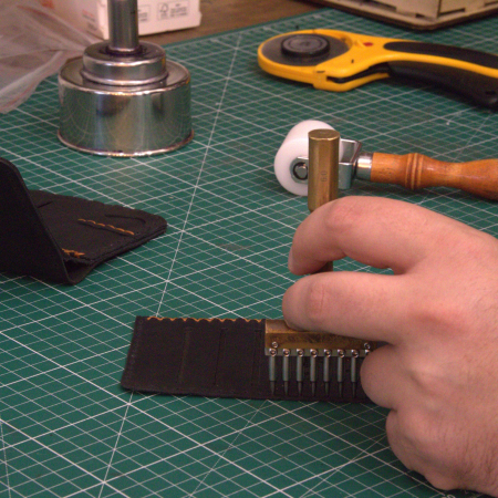 Portofel, personalizabil, din piele naturala, Jack L, Negru [6]