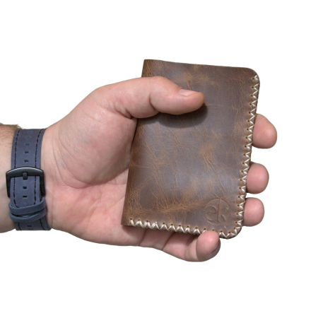 portofele barbati personalizabile - Portofel, personalizabil, din piele naturala, Jack M, Maro antichizat