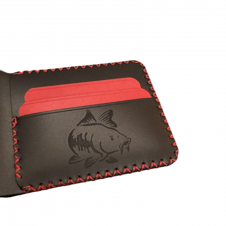 Portofel personalizat clasic barbati din piele naturala, Hector Young, negru [1]