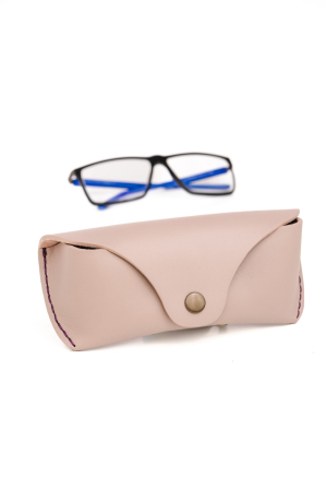 Tocuri Ochelari - Toc / Etui ochelari din piele naturala, Clio, bej