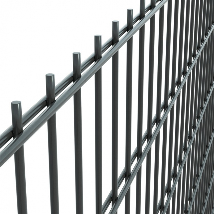 1200x2500 6/5/6mm PANOU DUBLU FIR 2D GRI ANTRACIT (RAL7016) Plastifiat  [1]