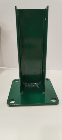 STALPI PENTRU GARD si ACCESORII - FLANSA STALP 60X40 GRI ANTRACIT ( 7016) pentru garduri bordurate