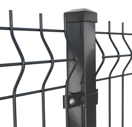 GARDURI si IMPREJMUIRI - 1500x2000 4.2 mm GRI ANTRACIT (RAL7016) Plastifiat PANOU BORDURAT