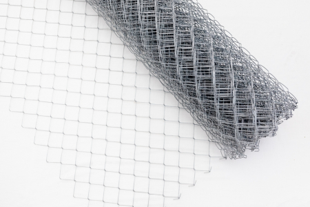 PLASA  IMPLETITA DE GARD - h 1.2m x 10m, 2.2mm Zinc  PLASA  IMPLETITA 