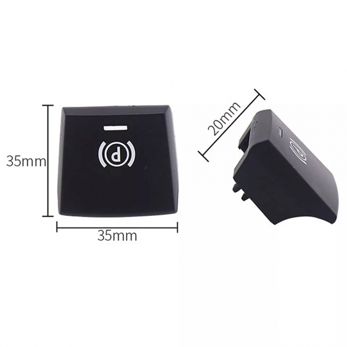 Buton Capac Frana Parcare Parking Dedicat BMW F01 F02 F06 F12 F07 F10 F11 F15 F16 F25 F26, Facelift, Negru [5]
