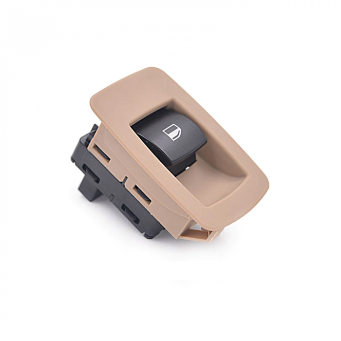 Bloc Buton Geam Usa Portiera Pasager Dedicat BMW E60 E61 X3 E83, Bej [3]