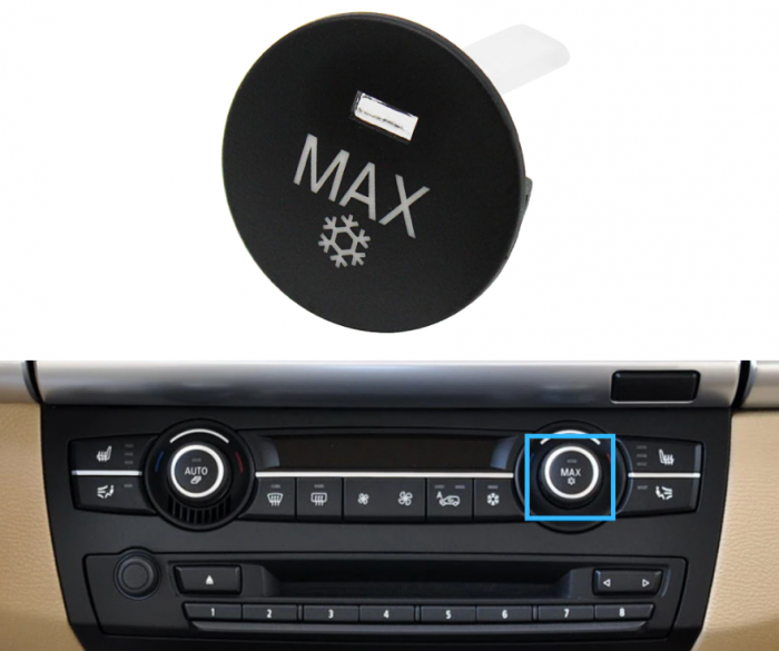 Buton Capac Consola Clima AC Dedicat BMW X5 X6 E70 E71, MAX [2]