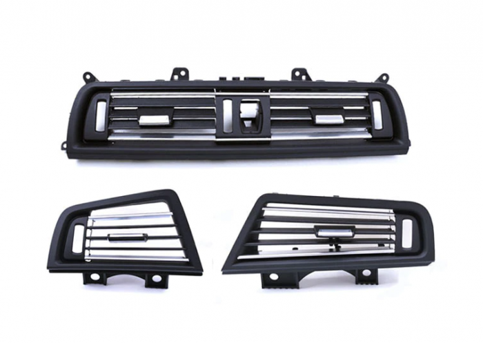 Set 3 Grile Ventilatie Aer Bord BMW Seria 5 F10 F11, cu insertii crom [1]