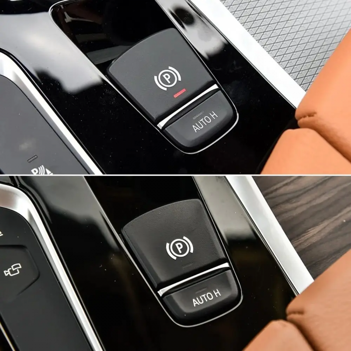 Bloc Comutator Buton Frana AutoH Dedicat BMW 5 6GT X3 X4 G30 G31 G32 G01 G02 F97 F98, Negru [6]