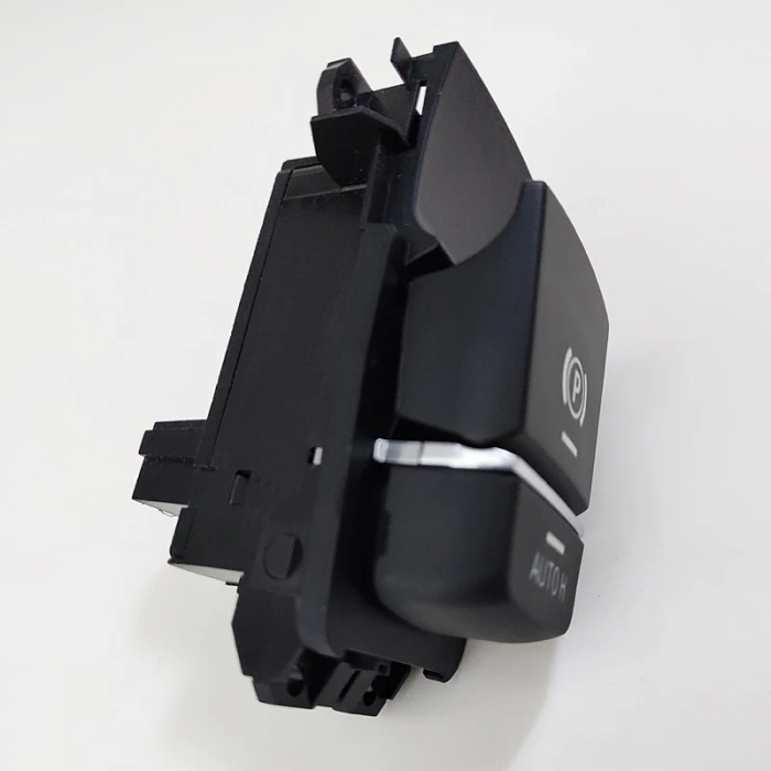 Bloc Comutator Buton Frana AutoH Dedicat BMW Seria 5 6 7 GT F01 F02 F06 F07 F10 F11 F12 F13, Facelift, Negru [3]