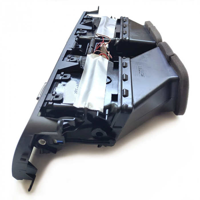 Ansamblu Grila Ventilatie Aer Dedicat BMW Seria 5 F10 F11, Central, cu insertii crom [4]
