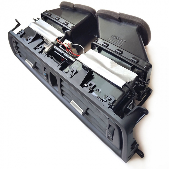 Ansamblu Grila Ventilatie Aer Dedicat BMW Seria 5 F10 F11, Central, fara insertii crom [2]