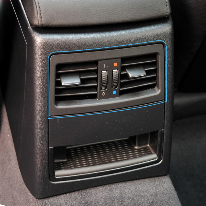 Grila Ventilatie Aer Dedicat BMW Seria 3 E90 E91, Central-Spate, Negru [3]