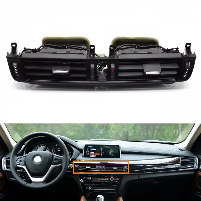 Ansamblu Grila Ventilatie Aer Dedicat BMW X5 F15 X6 F16, Central [5]