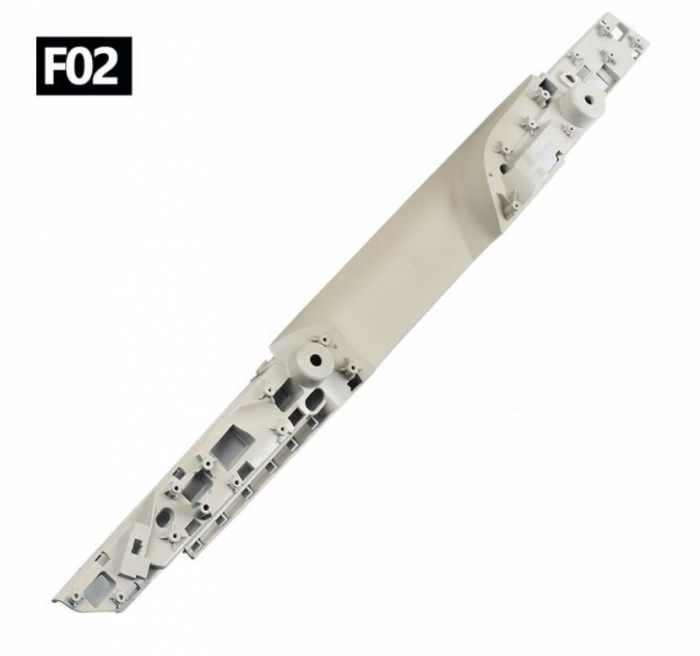 Ansamblu Maner Usa Portiera Dedicat BMW Seria 7 F02, Dreapta Spate, Oyster [1]