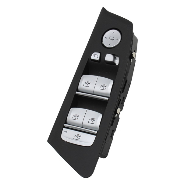 Bloc Butoane Geamuri Oglinzi Usa Portiera Dedicat BMW Seria 5 G30 G31 M5 F90, Stanga Fata, Negru [1]