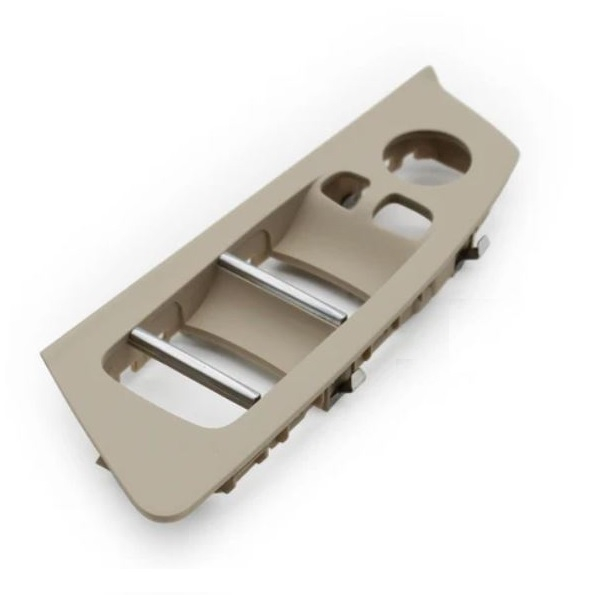 Trim Masca Rama Butoane Geamuri Oglinzi Usa Portiera Dedicat BMW Seria 5 G30 G31 M5 F90, Stanga Fata, Oyster [1]