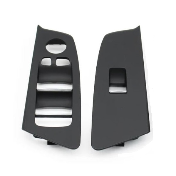 Trim Masca Rama Butoane Geamuri Oglinzi Usa Portiera Dedicat BMW Seria 5 G30 G31 M5 F90, Negru [1]