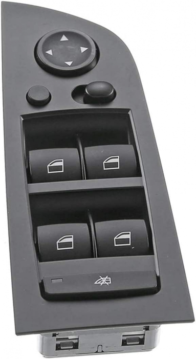 Bloc Comutator Butoane Geamuri Oglinzi Usa Portiera Dedicat BMW Seria 3 E90 E91, cu buton oglinzi, Negru [3]